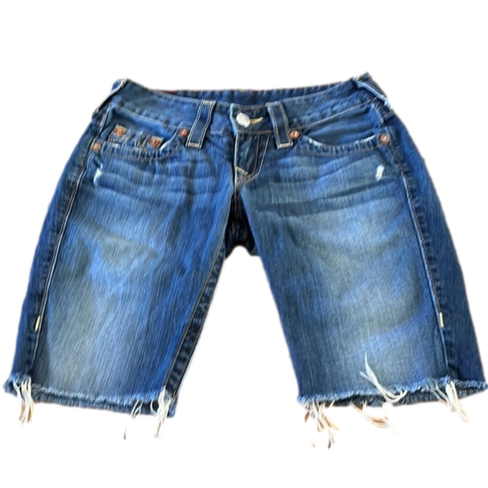 TRUE Religion cutoff jeans, size 25